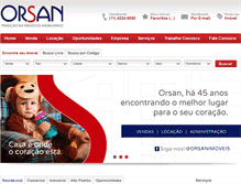 Tablet Screenshot of orsan.com.br