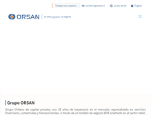 Tablet Screenshot of orsan.cl